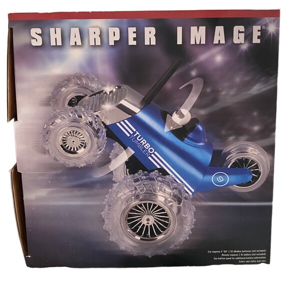 SHARPER IMAGE RC 360 RALLY CAR TURBO TUMBLER STUNT VEHICLE New in damaged box - Picture 6 of 9